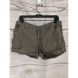 Joes Jeans Gray Rolled Cuff Utility Shorts Size 30